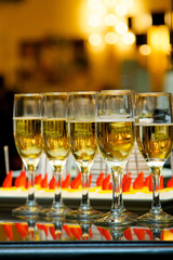 Crystal glasses for holiday
