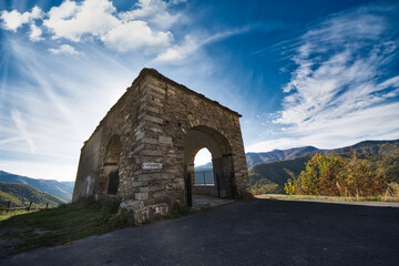 the ruins of the ancient church,Andagna,Imperia,Liguria
