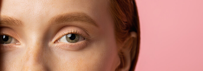 Beautiful spa woman with perfect fresh freckled skin