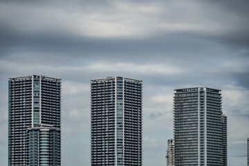 Obraz premium 東京の高層マンション群のイメージ