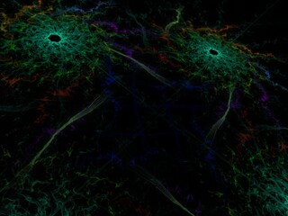 Imaginatory fractal background Image