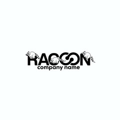 racoon logo exclusive design inspiration © Alwie99d