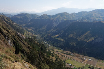 Fototapeta na wymiar Toachi Canyon in Cotopaxi Province, Ecuador