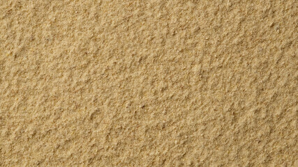 ground ginger top view on background