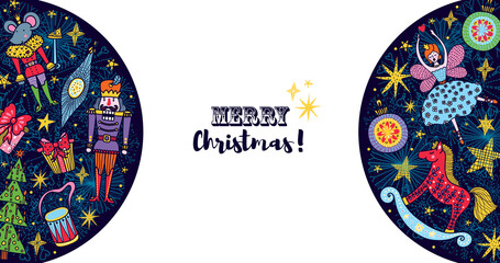 Nutcracker. Christmas wallpapers for your desktop.