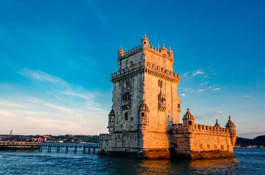 architecture, belem, bel&eacute;m, bel&eacute;m tower, bel&eacute;m tower lisbon, building, castle, city, cityscape, clouds, destinations, europe, famous, fort, fortification, fortress, historic, historical, landmark, lan
