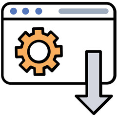 patterns over a webpage, icon for web design 