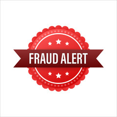 Fraud alert. Security Audit, Virus Scanning, Cleaning, Eliminating Malware, Ransomware. Vector stock illustration.