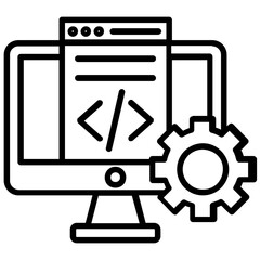 patterns over a webpage, icon for web design 