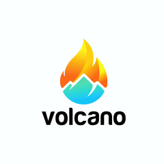 volcano logo exclusive design inspiration