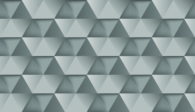 Grey Triangular Background Vector  Eps 10