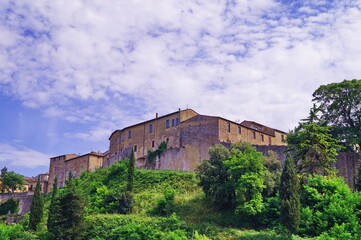 Fototapeta na wymiar View of Volterra, Tuscany, Italy
