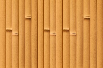 Bamboo wall or Bamboo fence texture. Old brown tone natural bamboo fence texture background