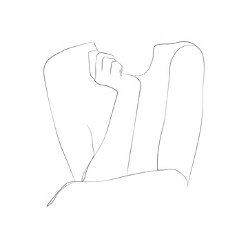 recommend clip art: SINGLE-LINE DRAWING OF A HAND (11). This hand-drawn, continuous, line illustration is part of a collection artworks inspired by the drawings of Picasso. Each gesture sketch was created by hand. 
                    