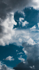 blue sky with clouds