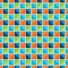 Obraz premium Vector mosaic pattern - seamless background.
