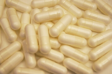 gelatine capsules background