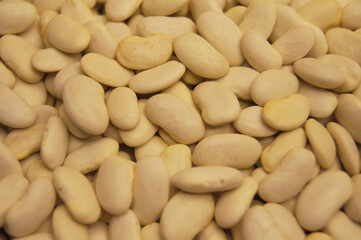 white beans background
