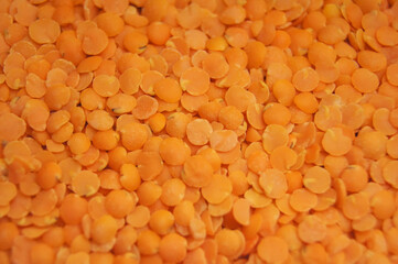 lentils red background