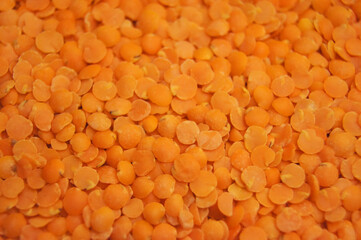 lentils red background