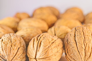 close up of walnuts