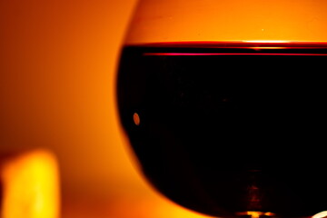 glass of red wine