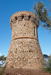 Naklejka premium Corse, tour de l'Isolella
