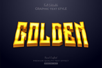 Golden Glow Editable Premium Text Effect