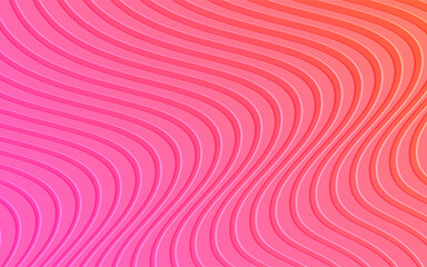 Minimal abstract background with soft color background, wavy line pattern, optical art, modern wavy, geometric line stripes vector illustration. EPS 10.