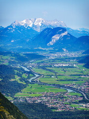 Inntal valley in austria