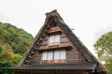 世界遺産に登録されている日本の白川郷。
