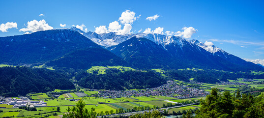 mountains at the Inntal valley in Austria