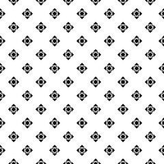 Rhombuses, triangles background. Seamless surface pattern design with diamonds ornament. Checks wallpaper. Ethnic mosaic motif. Digital paper for textile print, page fill, web designing. Vector art.