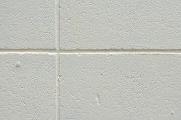 ペンキで塗装されたブロック塀