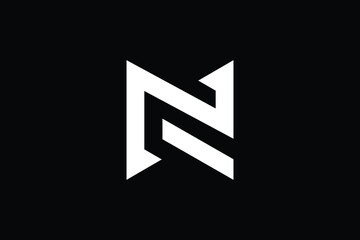 CN logo letter design on luxury background. NC logo monogram initials letter concept. CN icon logo design. NC elegant and Professional letter icon design on black background. N C CN NC