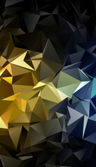 Fototapeta premium 3d Triangles, abstract background. Design wallpaper.