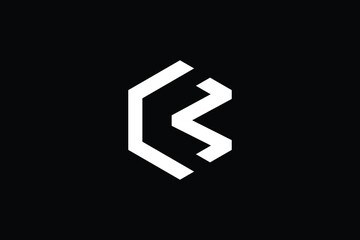CB logo letter design on luxury background. BC logo monogram initials letter concept. CB icon logo design. BC elegant and Professional letter icon design on black background. B C CB BC