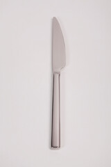 Cutlery set with fork, knife and spoon. Tableware.