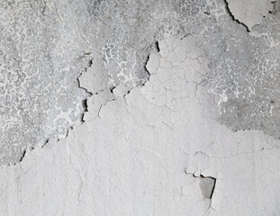 Old painted wall, peeling paint texture.
