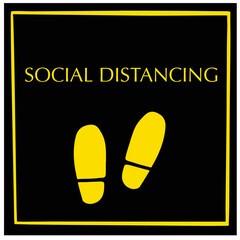 Please keep social distance floor sticker for supermarkets and public places to help minimize the spread of COVID-19