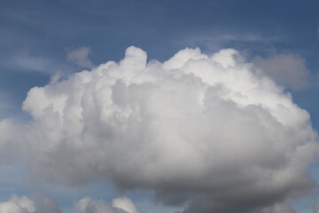 Blue sky with clouds
