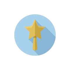 Flat design Christmas Star