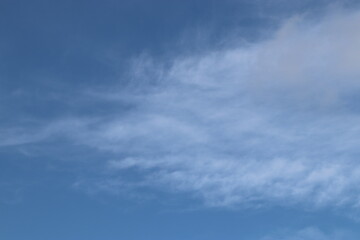 Blue sky with clouds