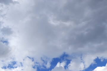 Blue sky with clouds
