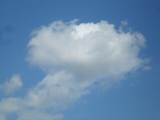 Blue sky with clouds