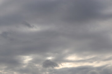 Fototapeta premium Sunlight shines through the clouds
