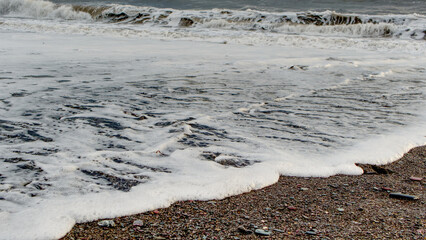 South Cornwall, UK beaches with the left over swell from Atlantic hurricane Epsilon