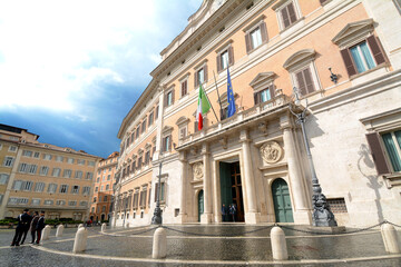 Palazzo Montecitorio is in Piazza del Parlamento near Piazza di Monte Citorio. It houses the...