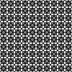 Fototapeta premium Abstract Cross Pattern Dots Logo generative computational art illustration