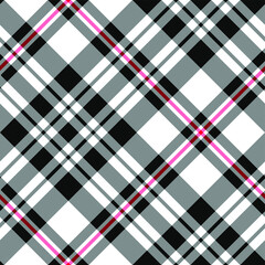 Seamless vector tartan pattern for fabric, textile, wrapping etc. Plaid background	